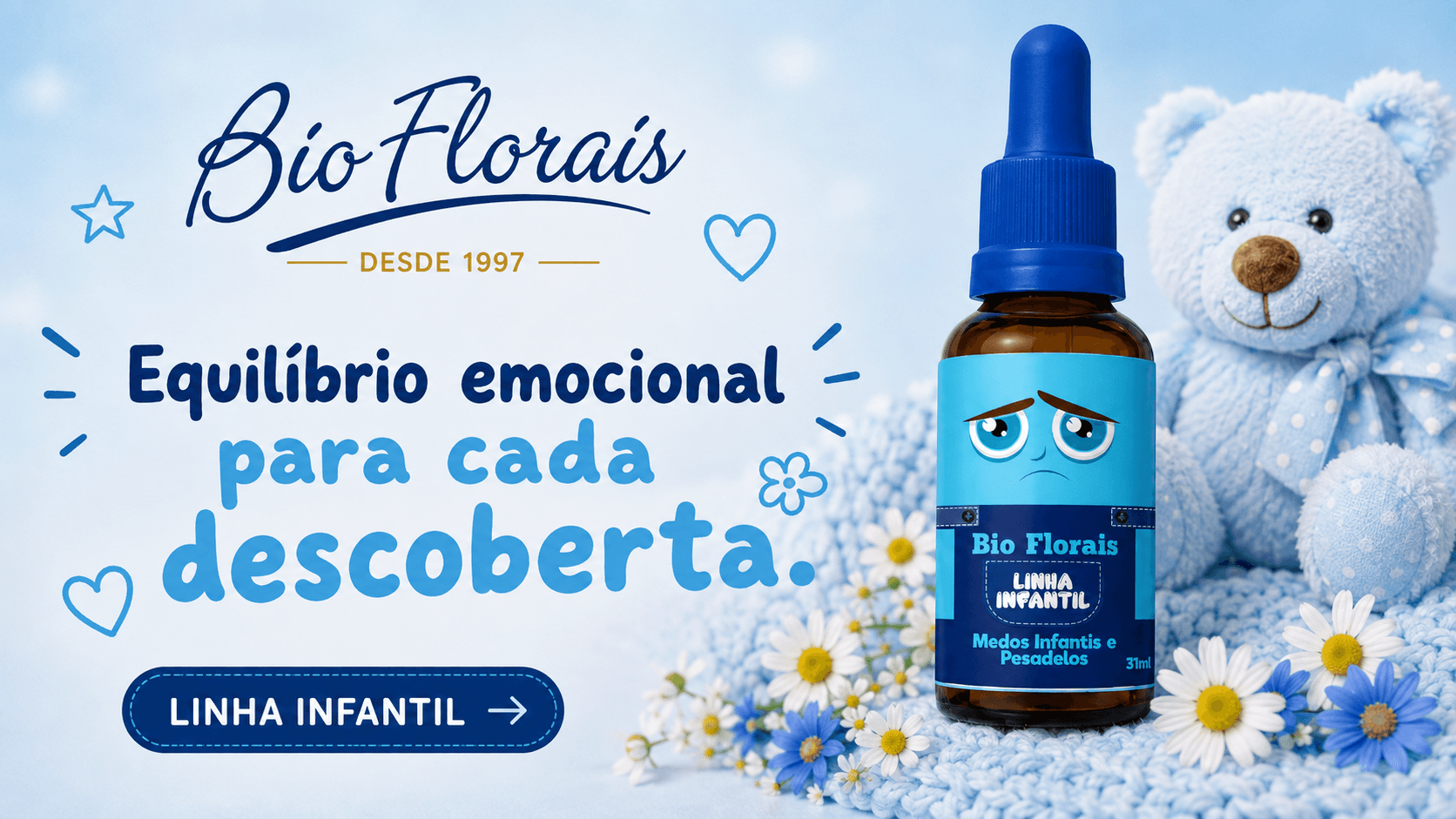 Bio Florais Infantil