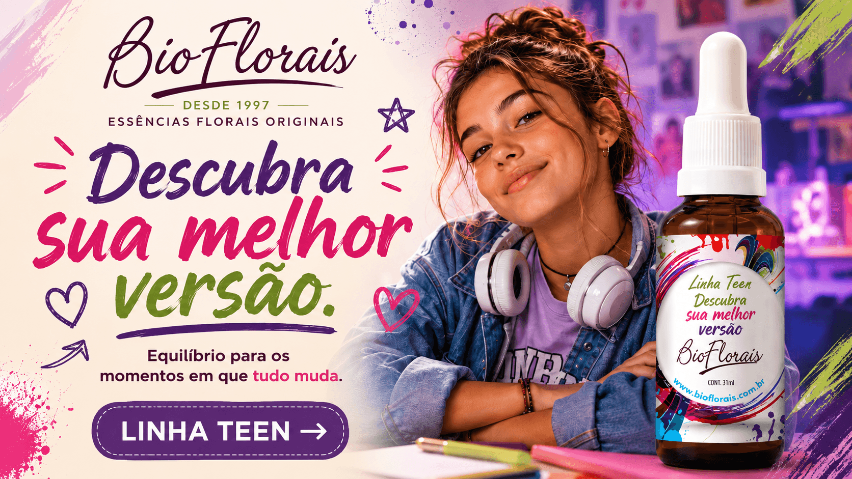 Bio Florais Teen